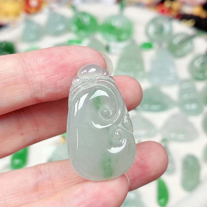 颈饰未镶嵌翡翠缅甸天然A货翡翠