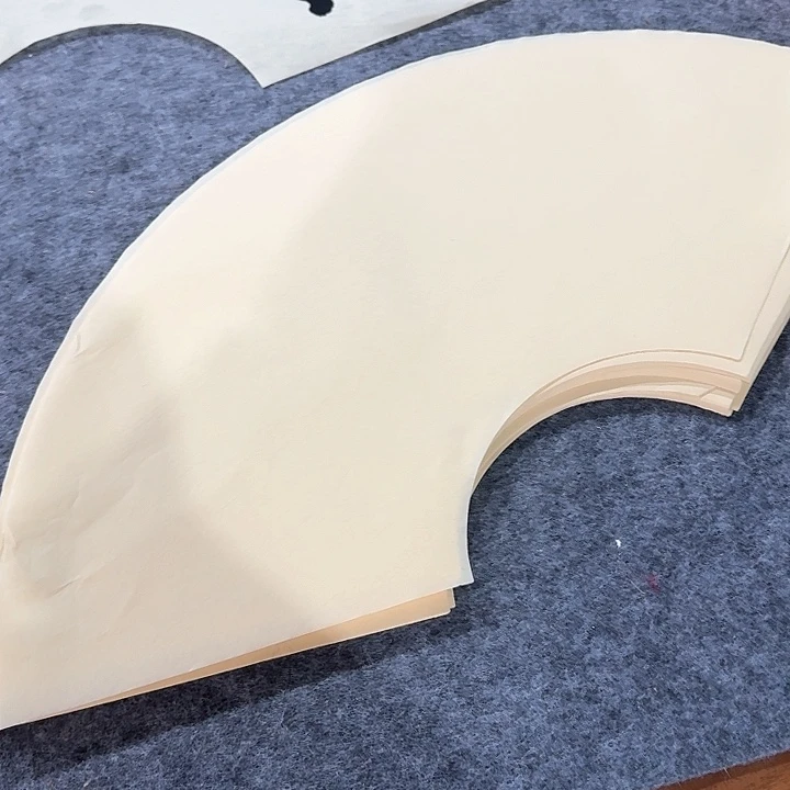 60*23仿古扇面画心一份两斤约200张