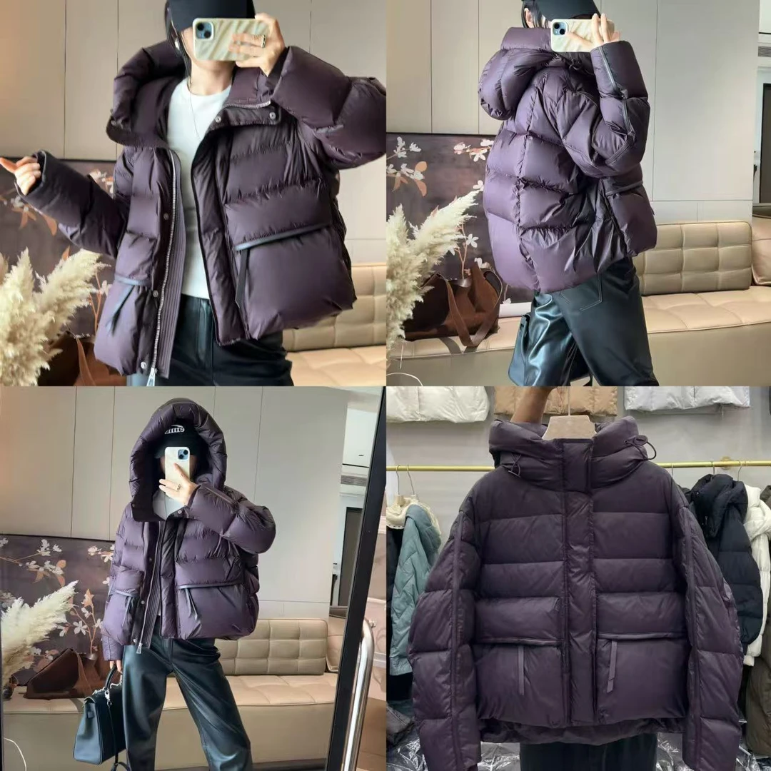 YY M胸130长62显白面包服保暖防风长袖拉链设计感羽绒服外套 3972