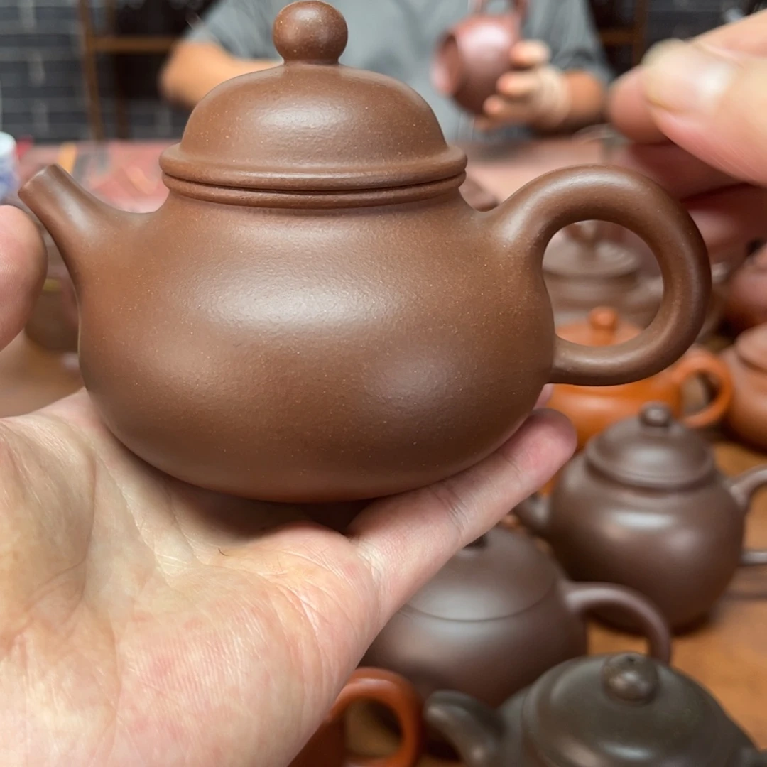 茶壶紫砂14 紫砂壶手工制作一手货源200c c