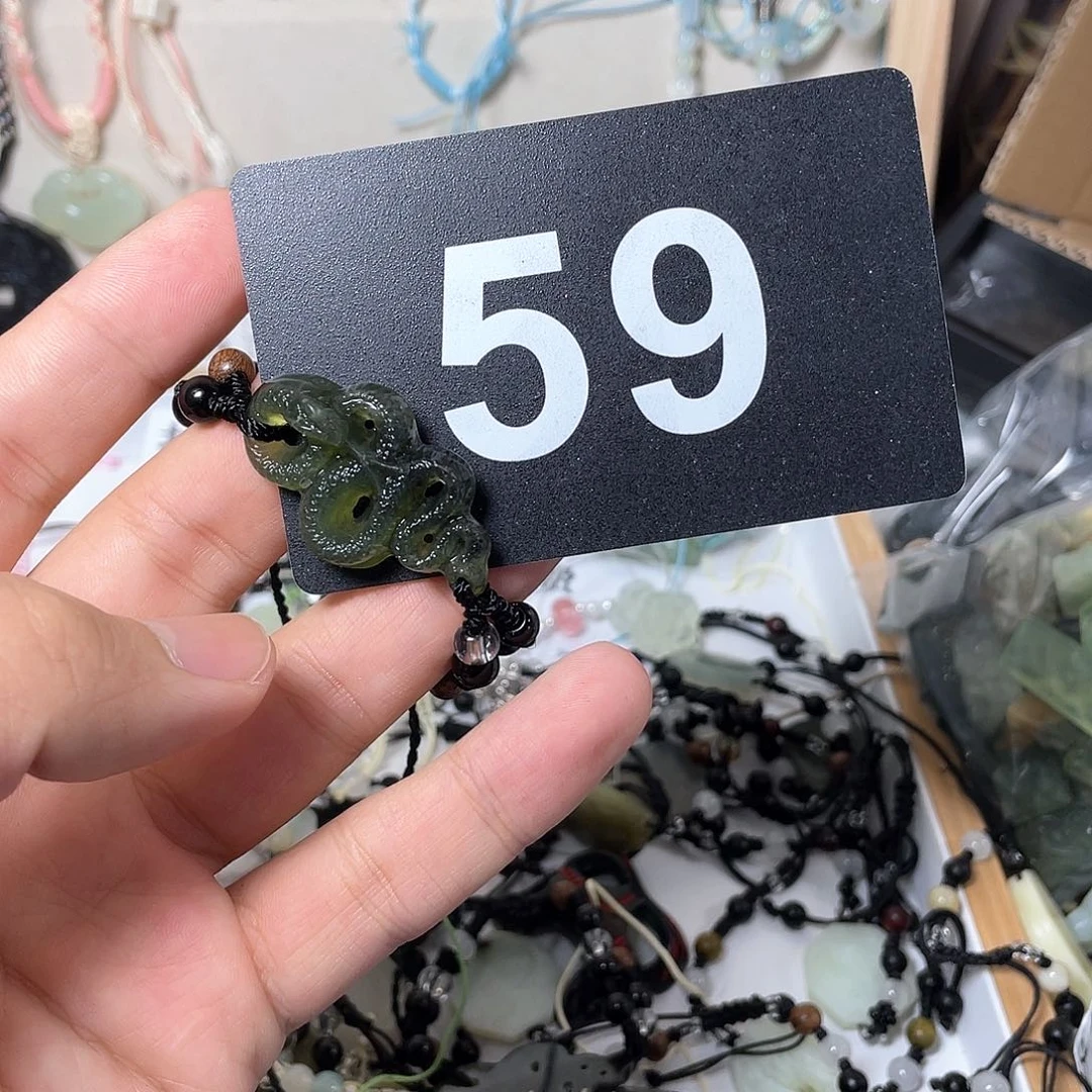 蛇纹石玉手链合金C****?