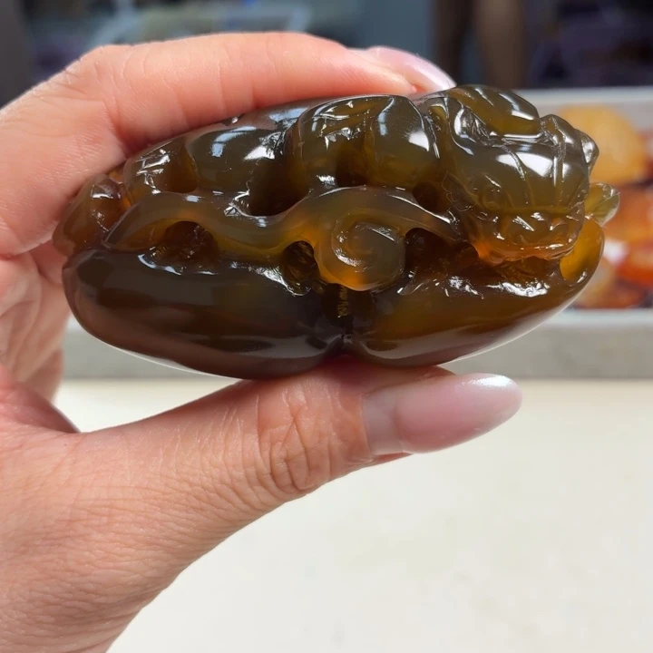 玛瑙/玉髓未镶嵌吊坠(不含链)