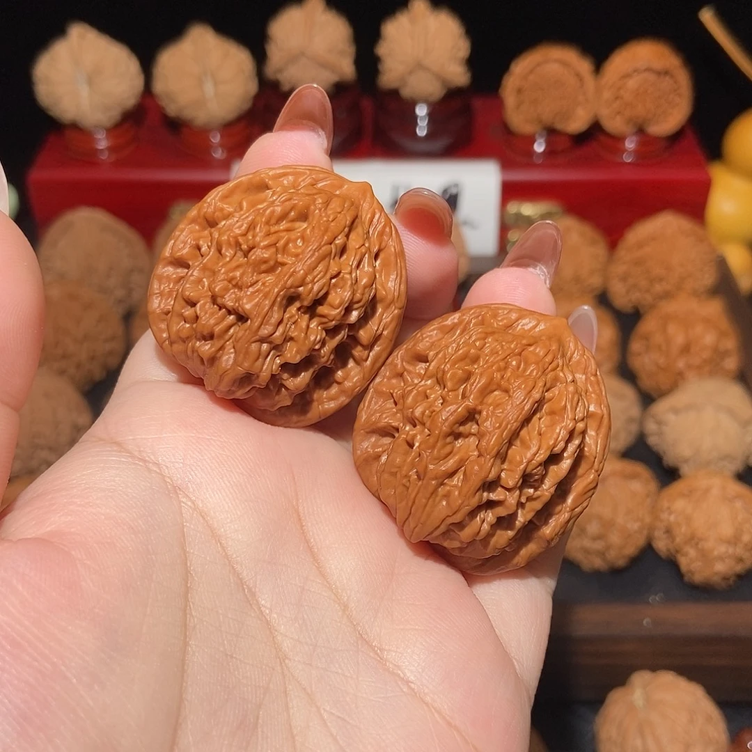 吊坠文玩核桃虎头36