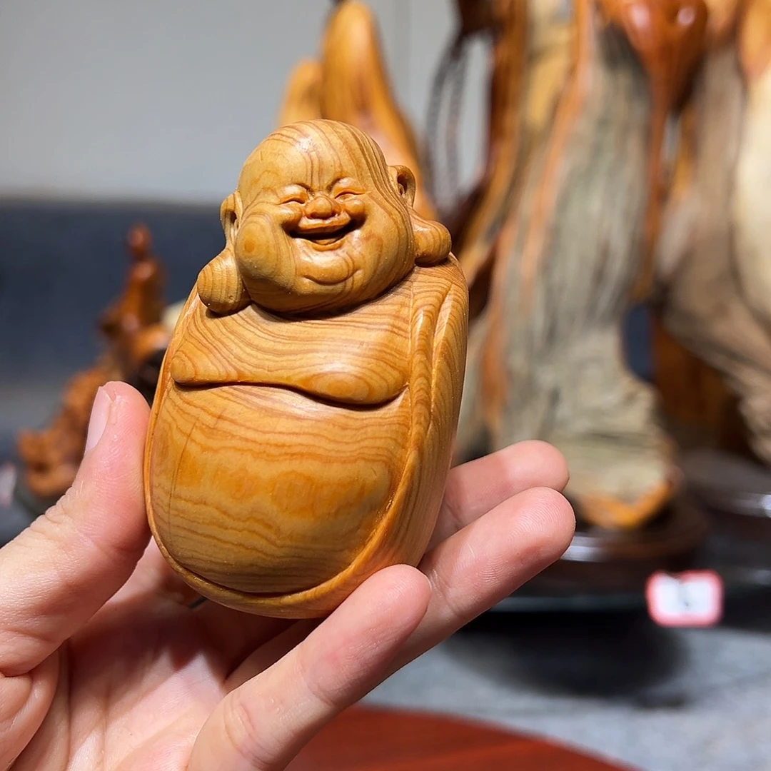 柏木崖柏木手把件摆件