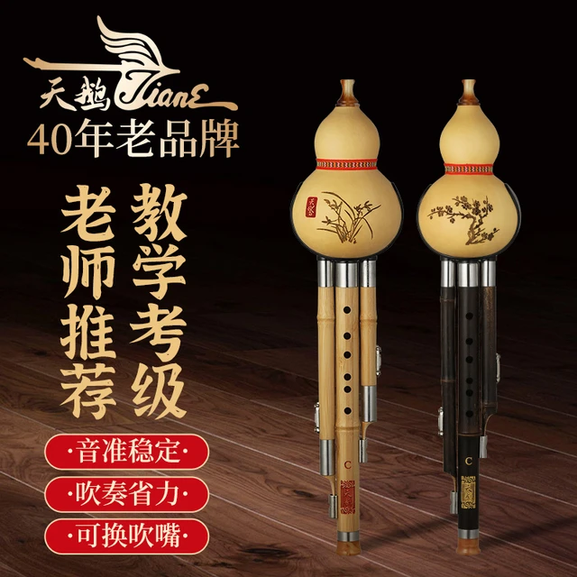 天鹅葫芦丝小学生专用c调降b调乐器成人初学者入门专业演奏店