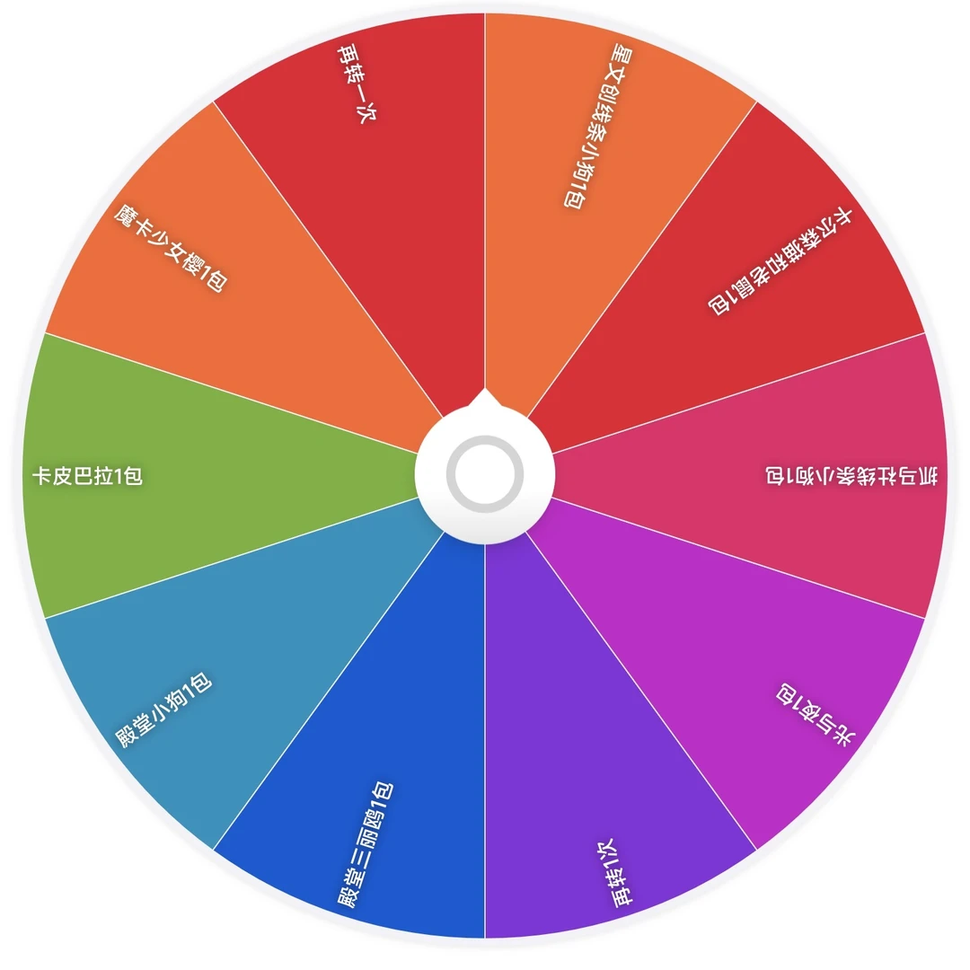 亏米幸运转转转收藏卡牌