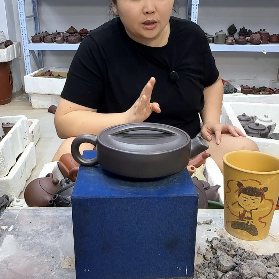 茶壶紫砂宜兴紫砂壶瑕疵处理