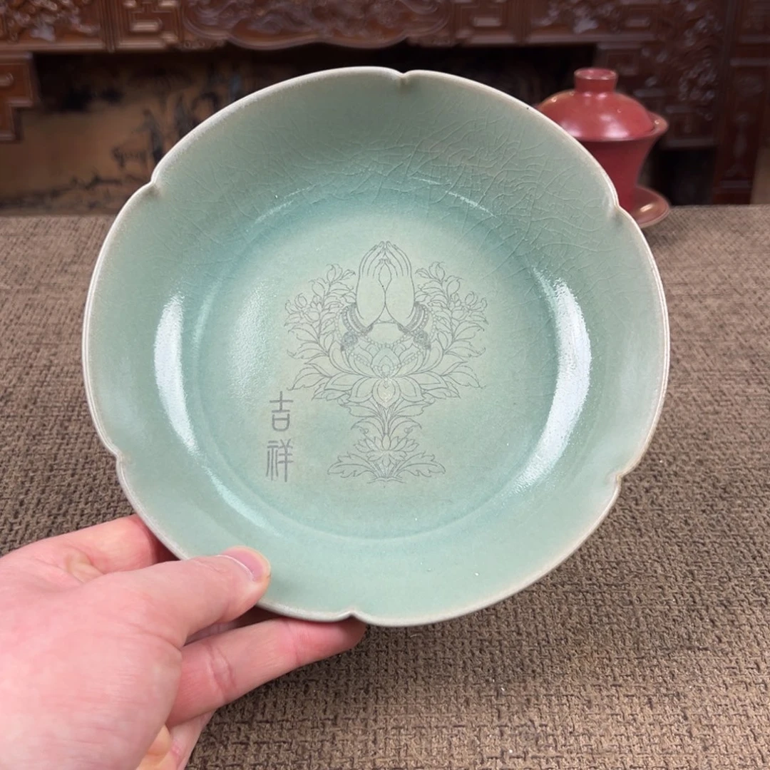 瓷片正能量陶瓷艺术品