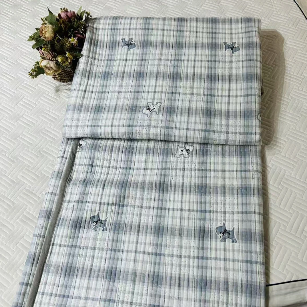 四季可用床盖纯棉+宝宝绒200×220微瑕～G776