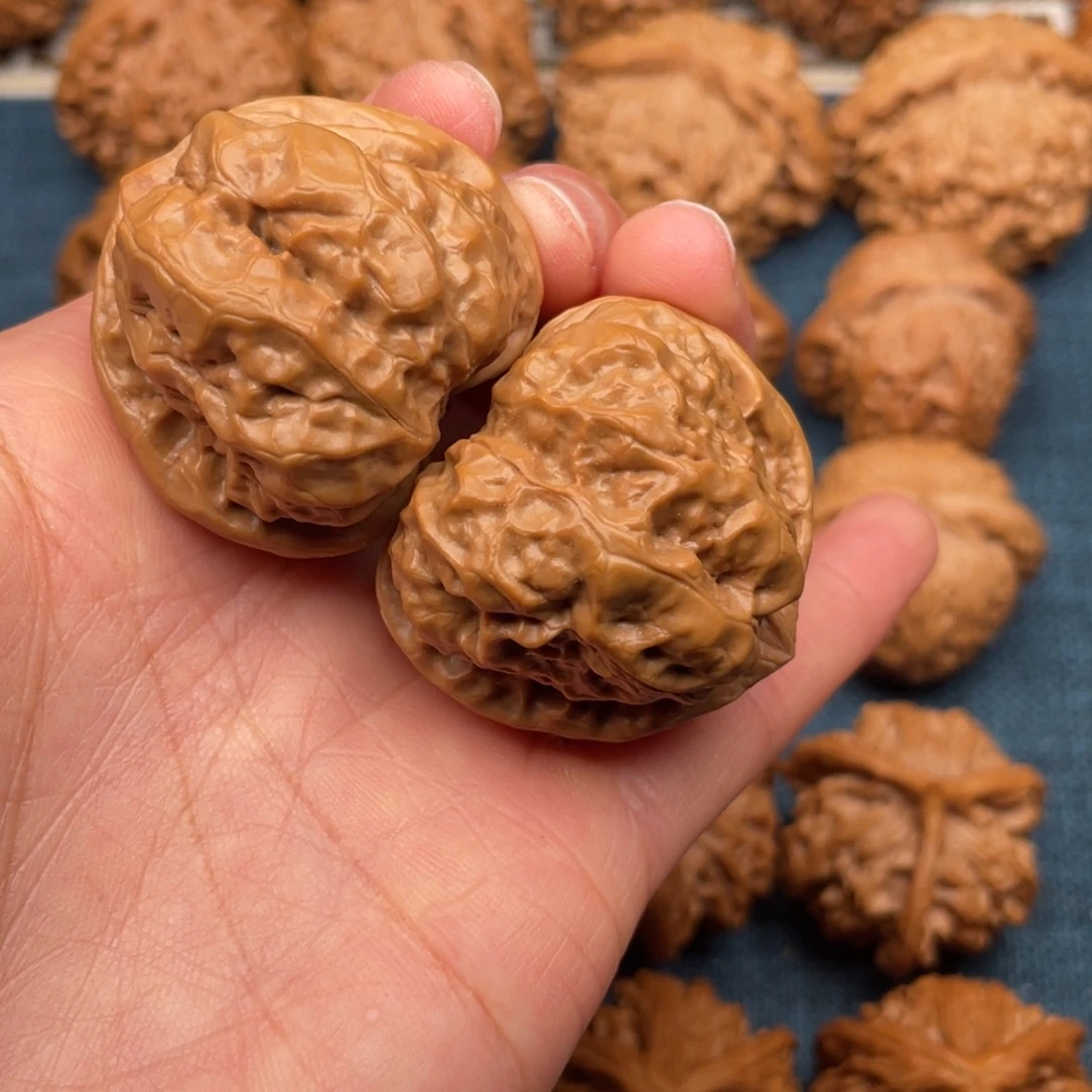 名***扬把件文玩核桃38全品毕业蛙