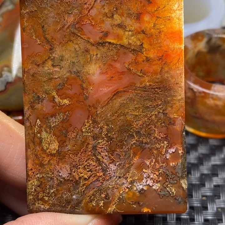 玛瑙/玉髓颈饰未镶嵌翟****心