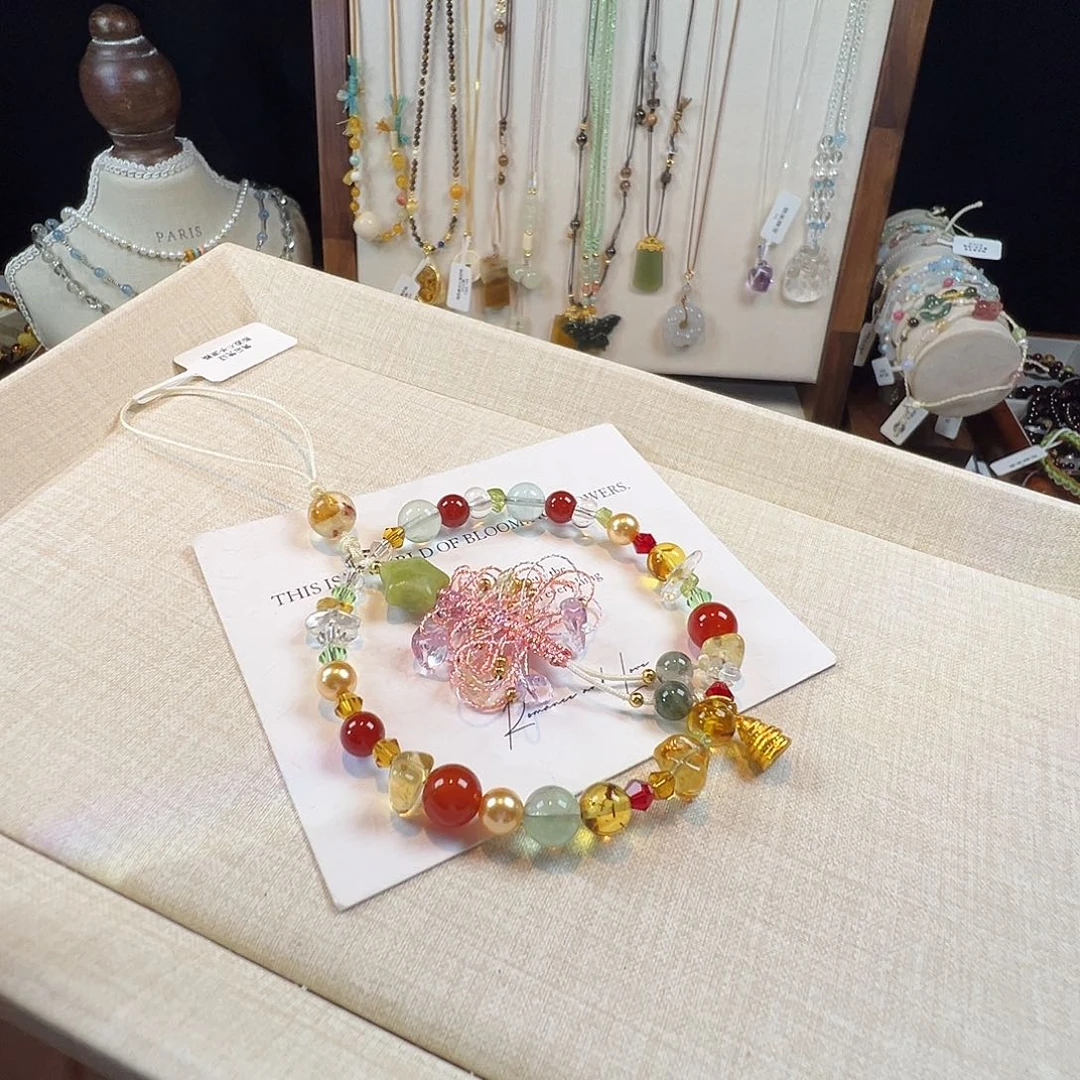 水晶未镶嵌手链圣诞挂件