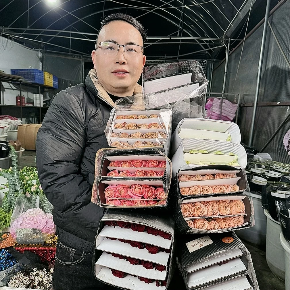 单头玫瑰、多头玫瑰--【全场任选8扎顺丰包邮 】 云南基地直发