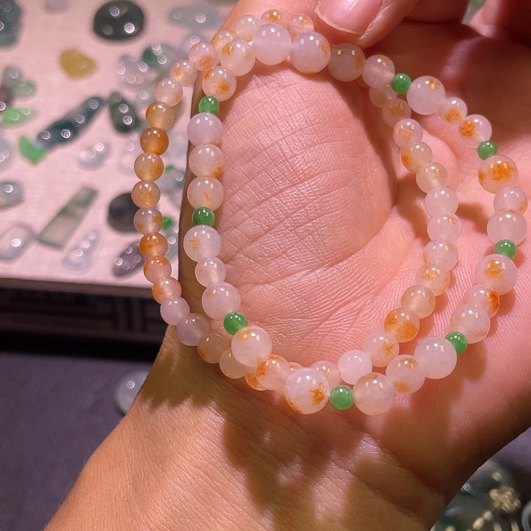 未镶嵌定制翡翠手串