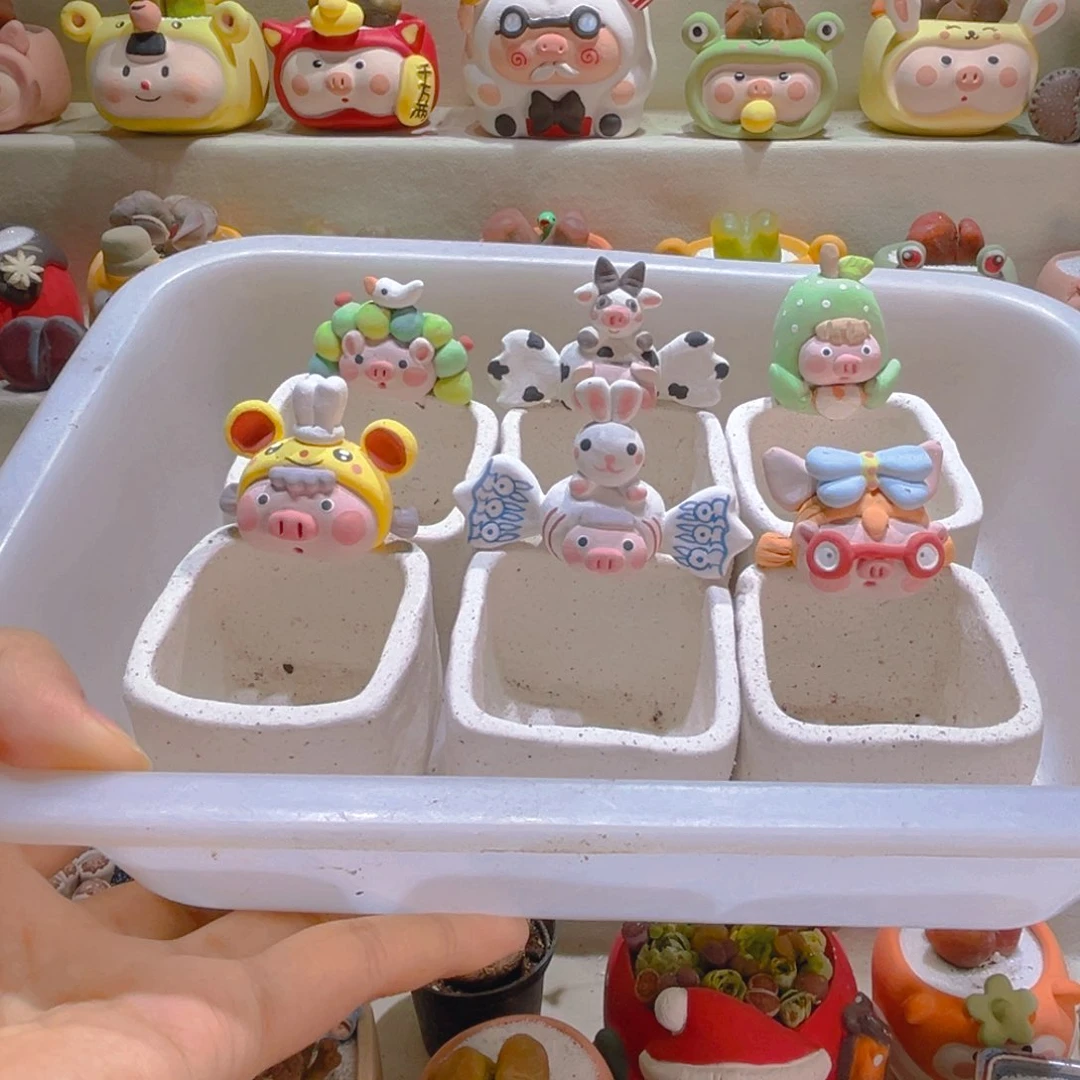 128纯手工制作重工盆盆48一个