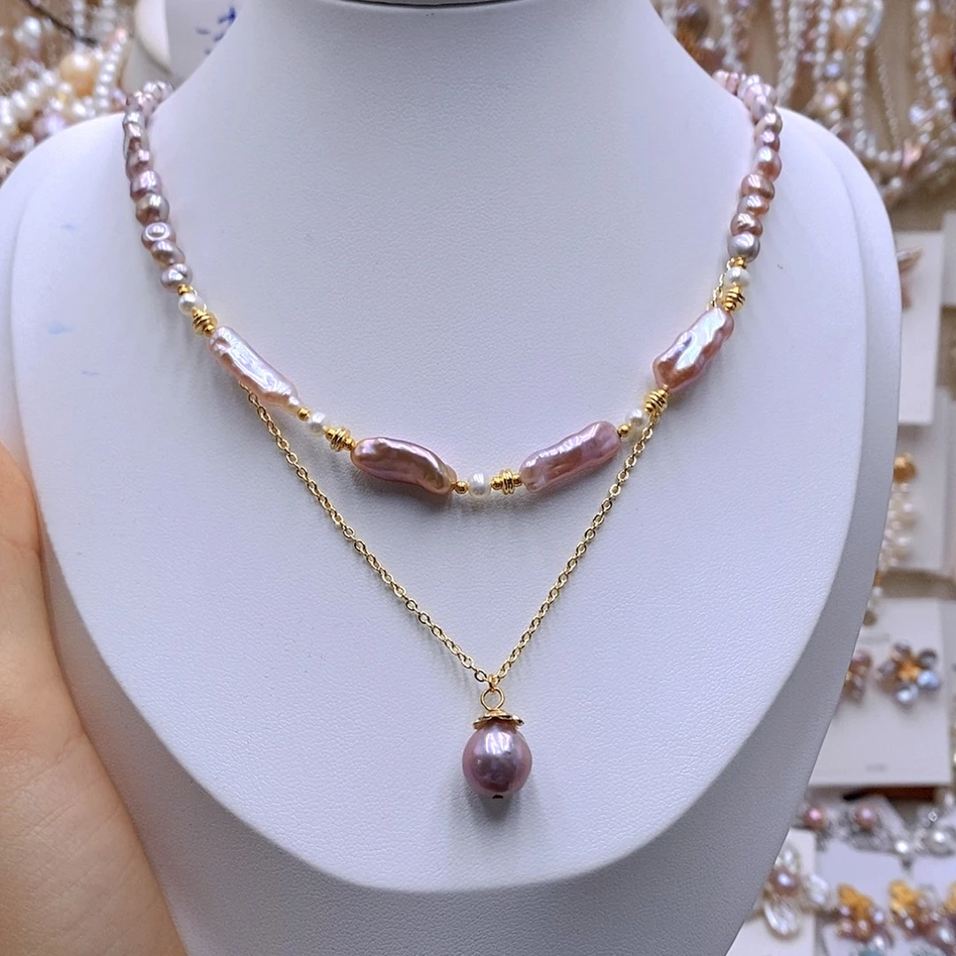 耳饰淡水珍珠银S925镶嵌