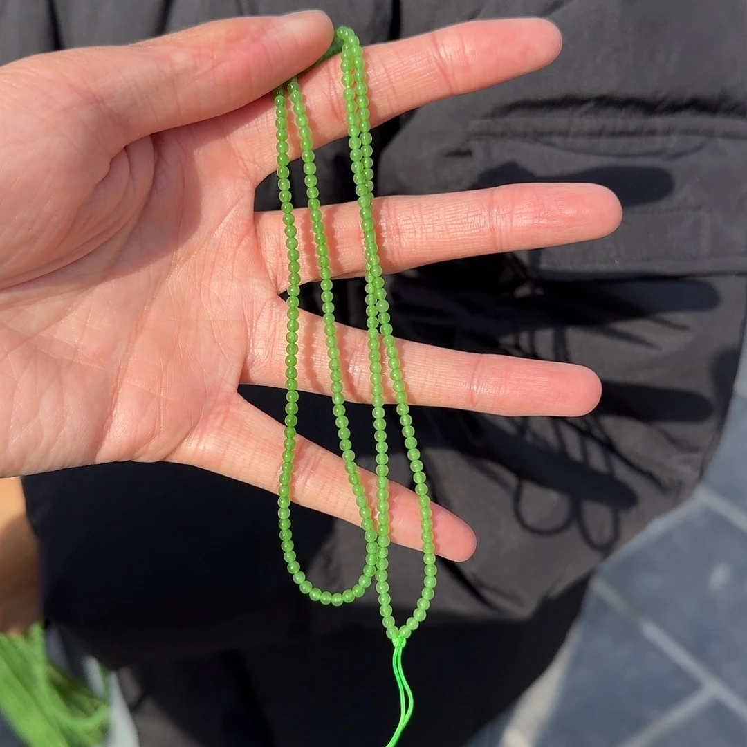 和田玉项链未镶嵌216冀哥卡3左右俄料