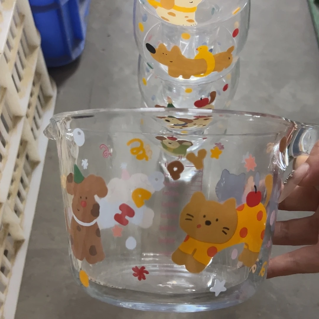 搪瓷微瑕玻璃猫狗大量杯