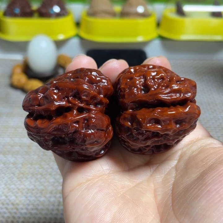 文玩核桃把件45肚蛤蟆