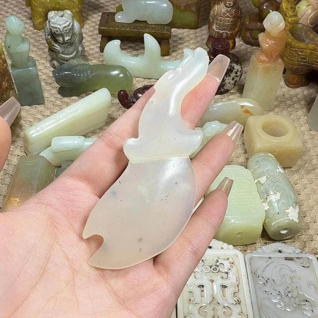 白玉菩提吊坠挂件