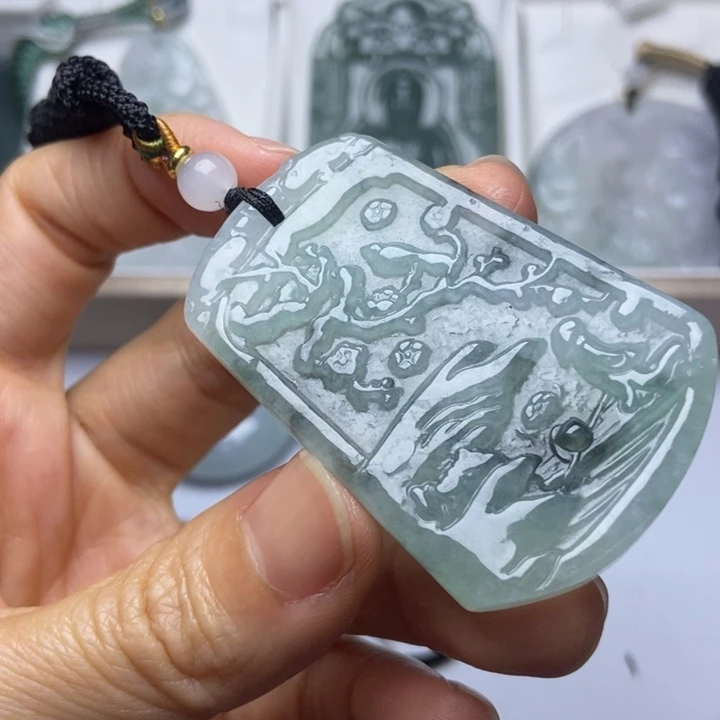 颈饰未镶嵌翡翠翡翠