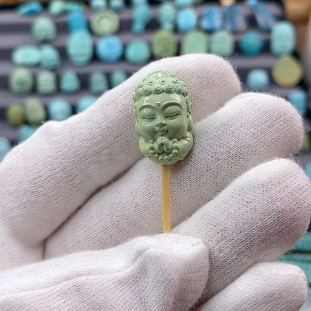 绿松石珠宝奇石未镶嵌