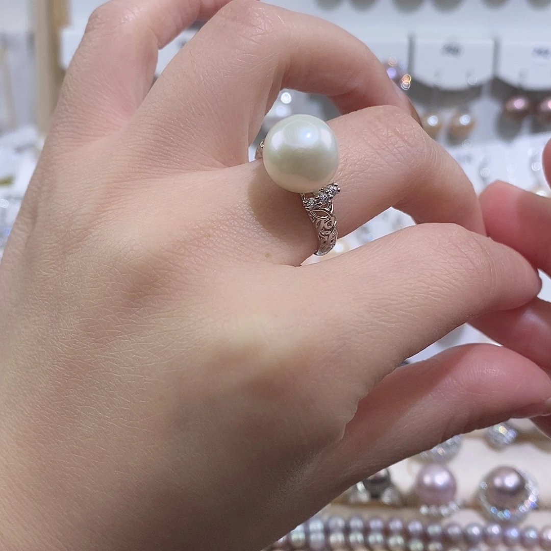 淡水珍珠戒指未镶嵌w11.2