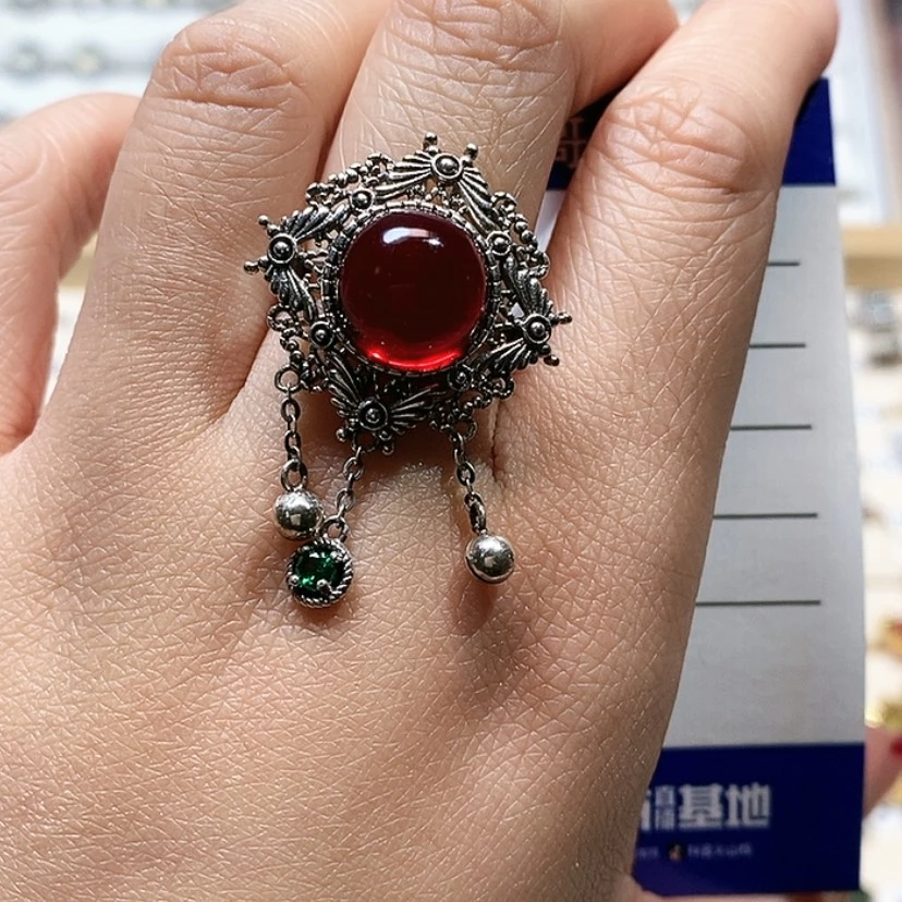 【闪购商品】托帕石戒指银S925镶嵌安*日