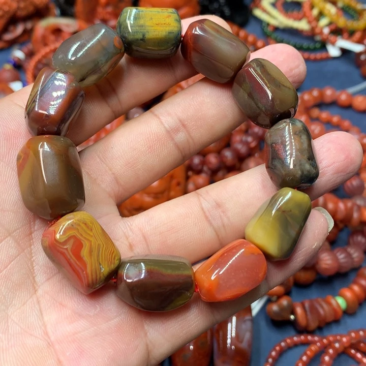 南红玛瑙未镶嵌手串