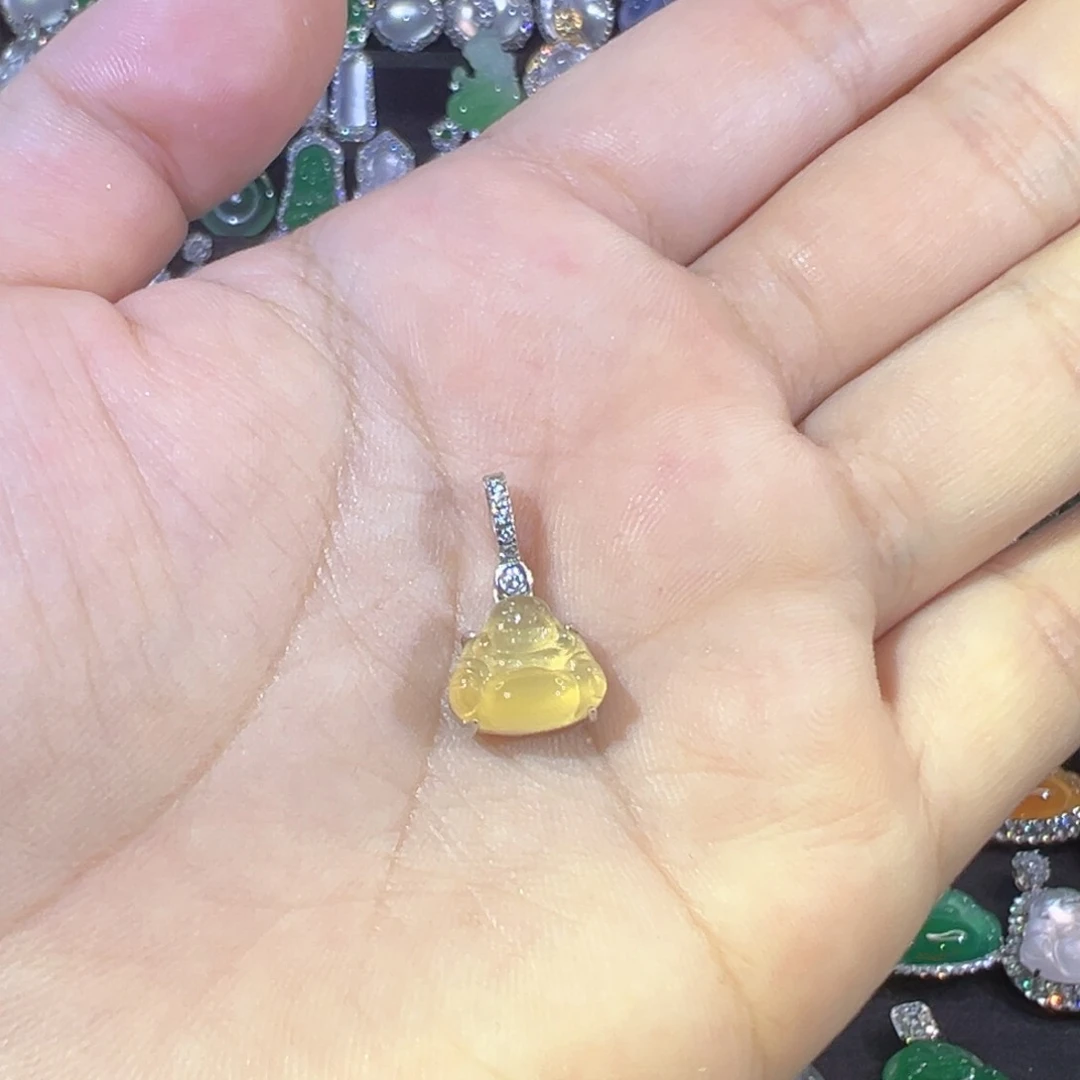 银S925镶嵌颈饰玛瑙/玉髓