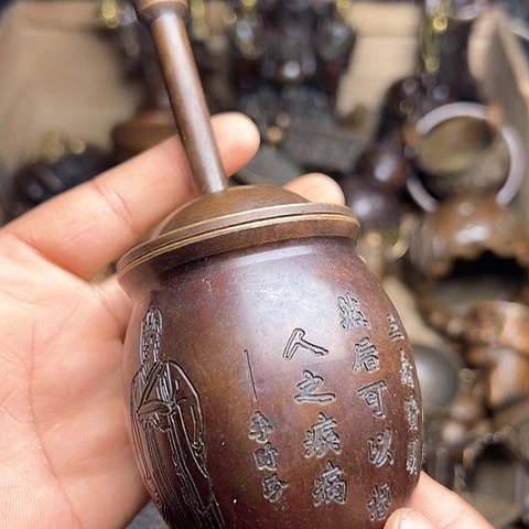 铜制工艺把玩摆件