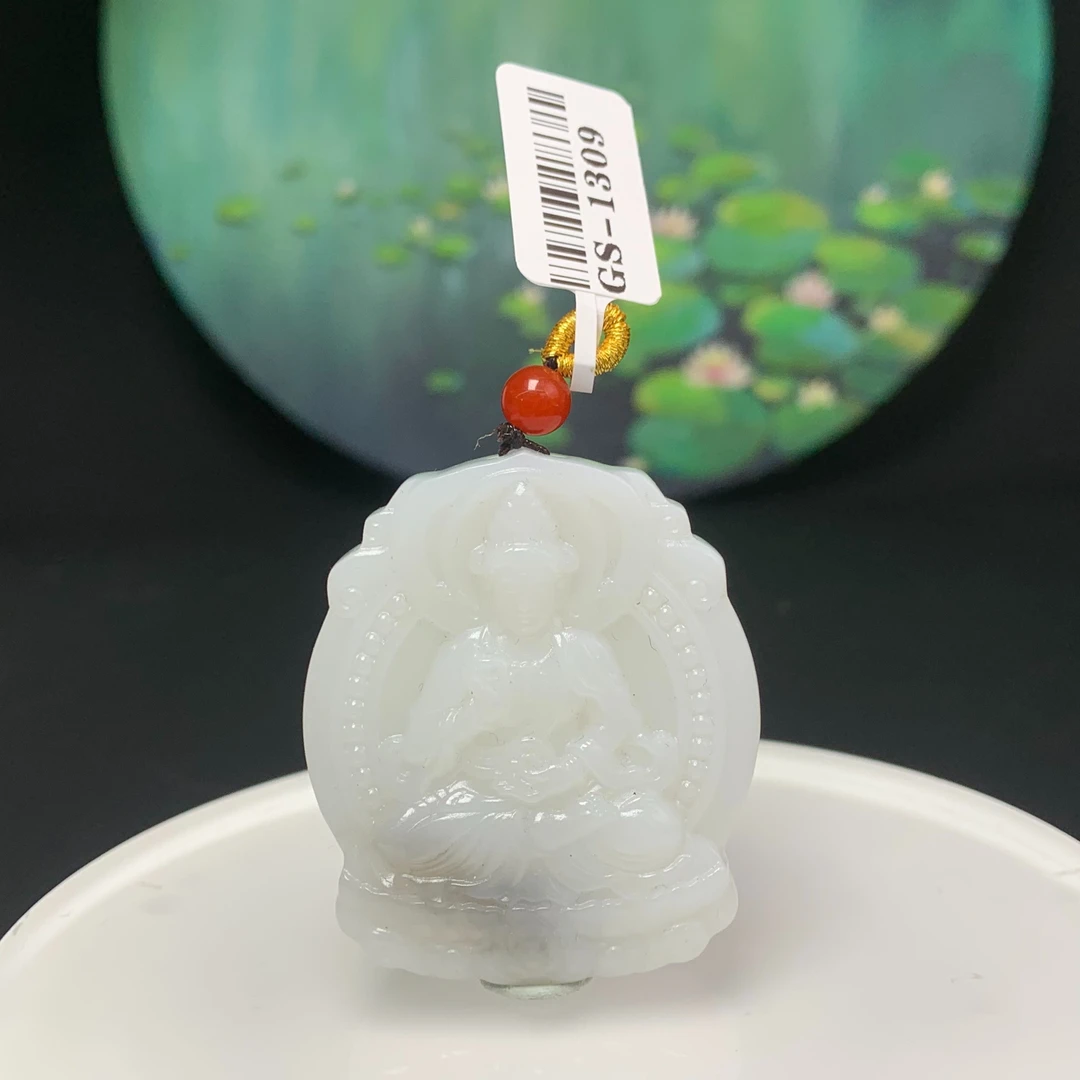 H029珠宝玉石精选和田玉吊坠