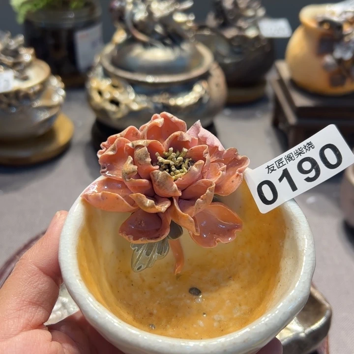 柴烧茶器，纯手工制作