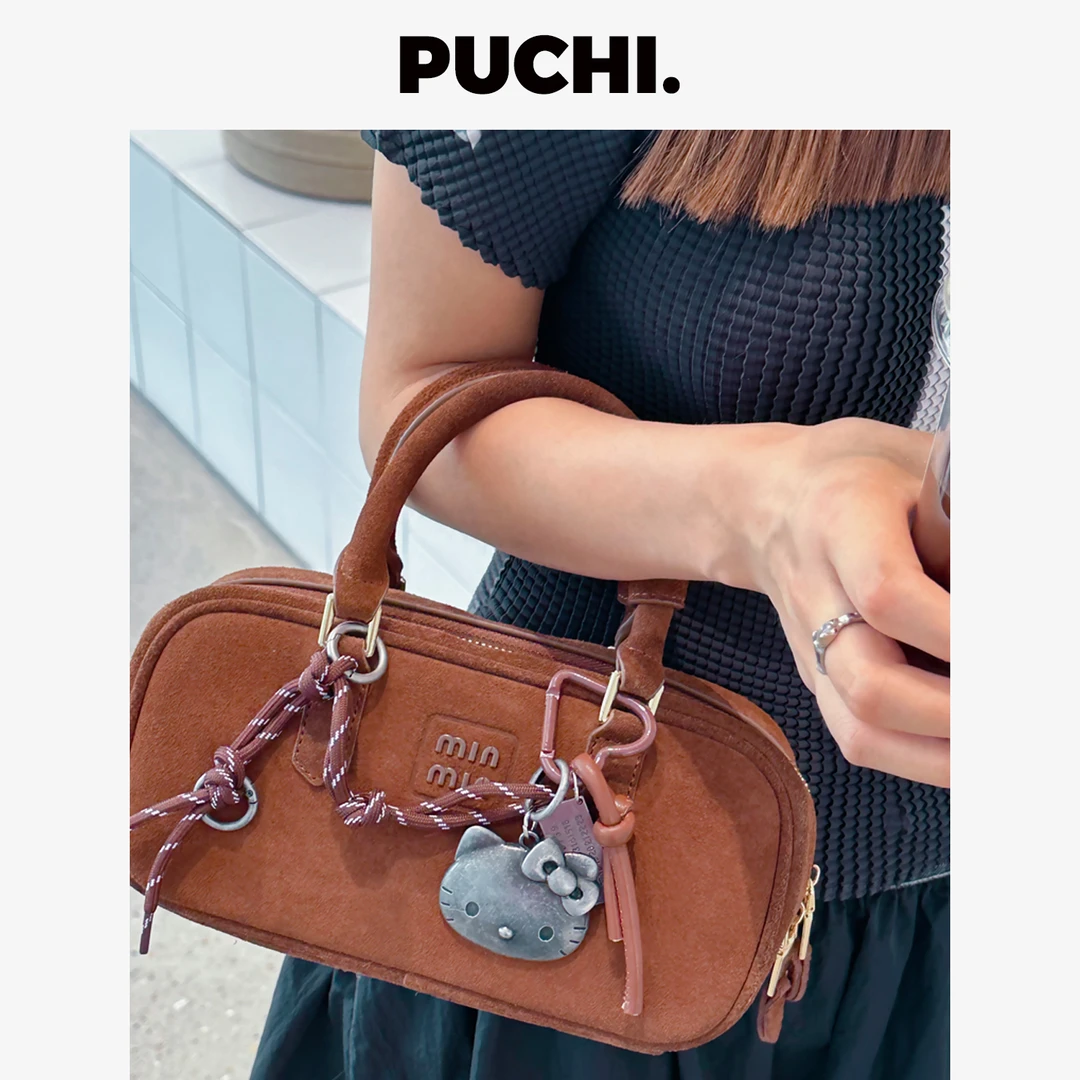 《MiuM. 美拉德·KT牌》PUCHI.噗哧商店 极简编绳包挂 极简Ins装饰