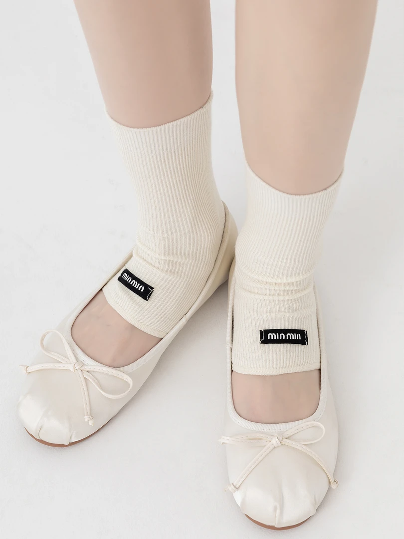踩脚袜套袜子女夏季薄款中筒袜miu芭蕾风短接半截袜套长筒堆堆袜