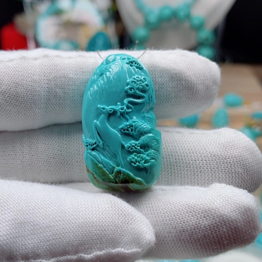 绿松石未镶嵌新款