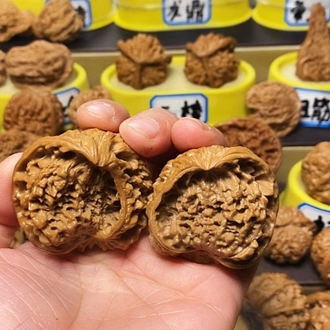 吊坠文玩核桃半壁蛇