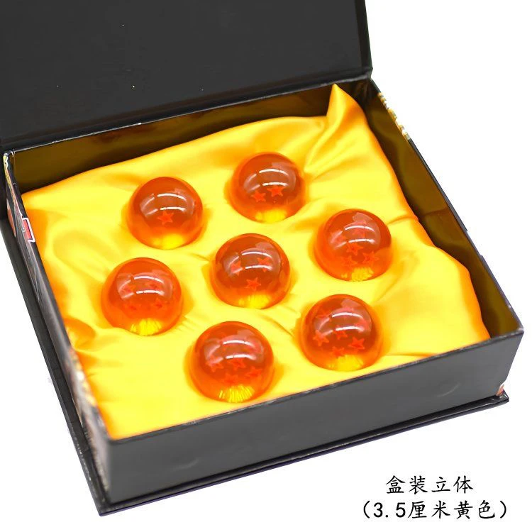 七龙珠水晶球动漫套装手办模型树脂龙珠球四星孙悟空召唤神龙许愿
