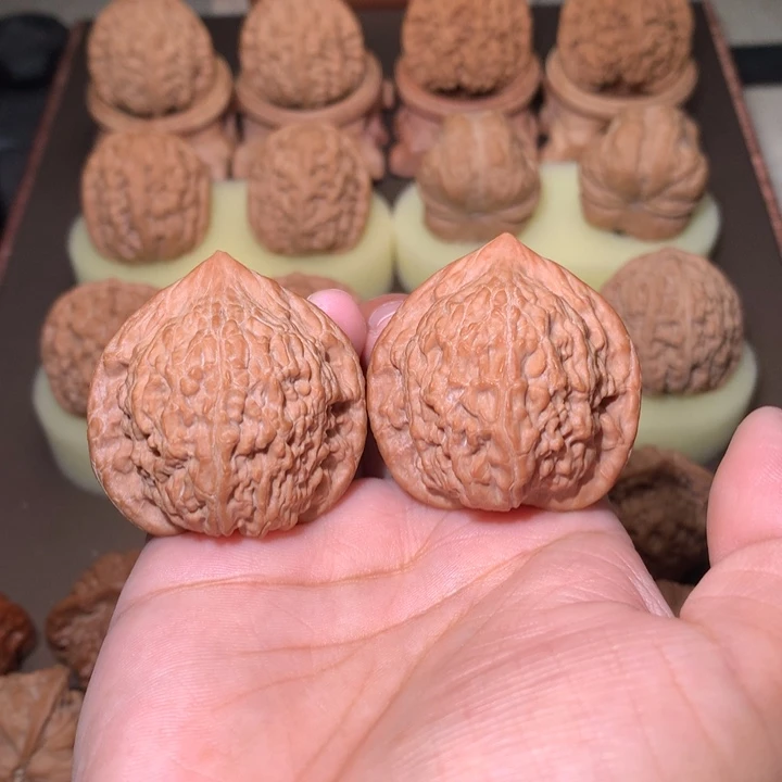 核桃文玩核桃把件七步沟公子帽