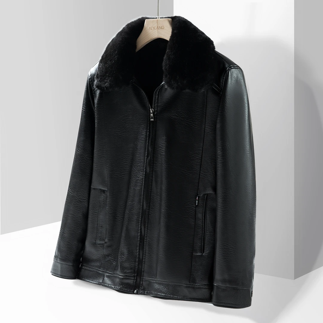 【老谢专属】冬季加绒加厚皮衣N25