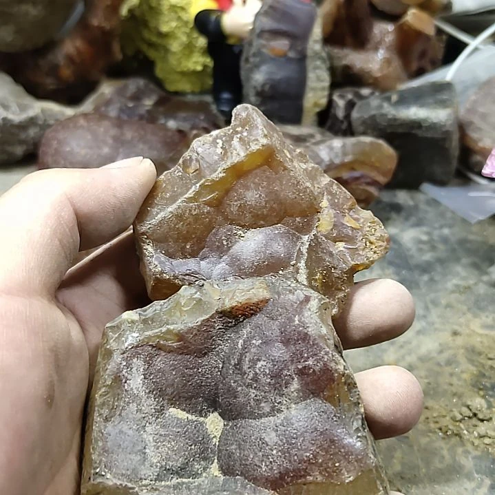 玛瑙/玉髓原石未镶嵌钢*