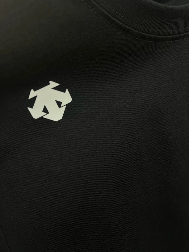 速干吸汗印花圆领套头男女同款短袖T恤