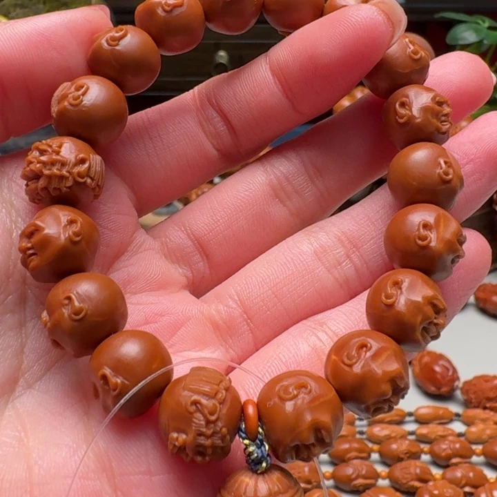 芥***末橄榄核手串/手链1.25/1.1