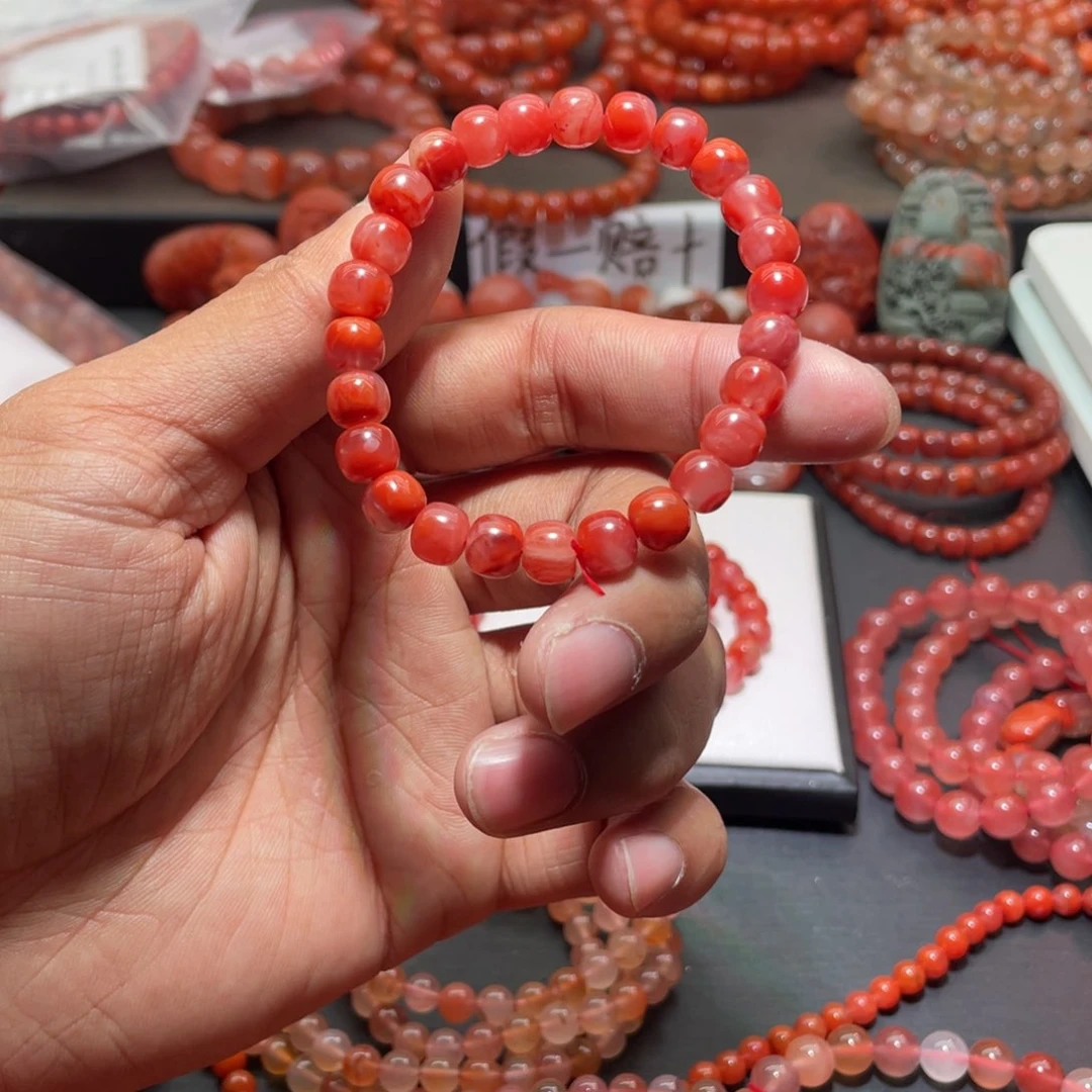 南红玛瑙手链未镶嵌、****