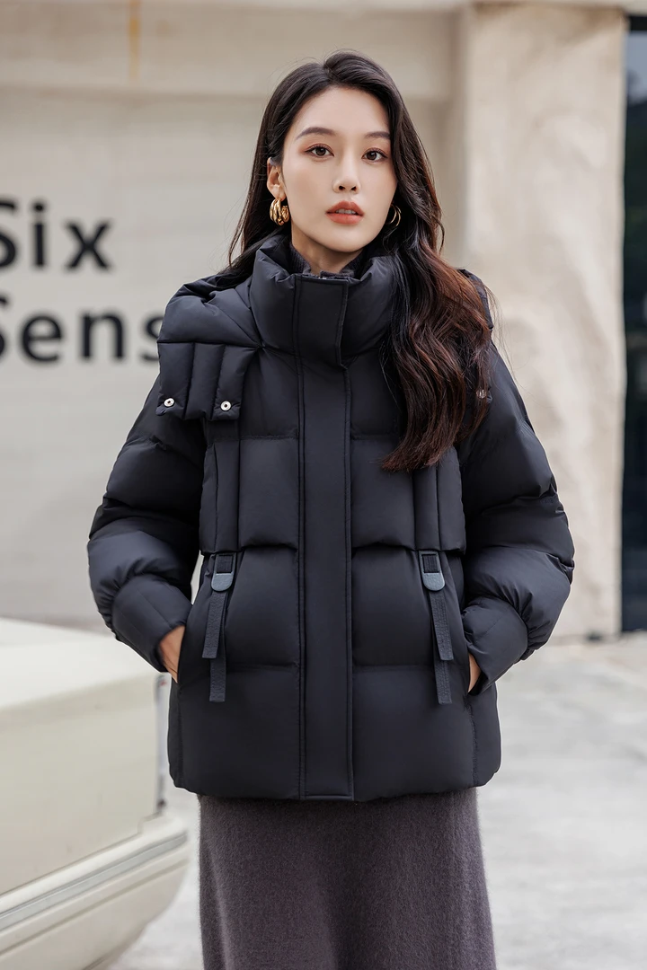 2025新款时尚休闲连帽羽绒服E043