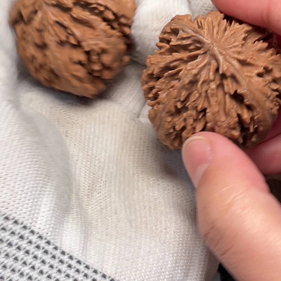 赵***玺把件桃核3 秦岭灯笼野生小众