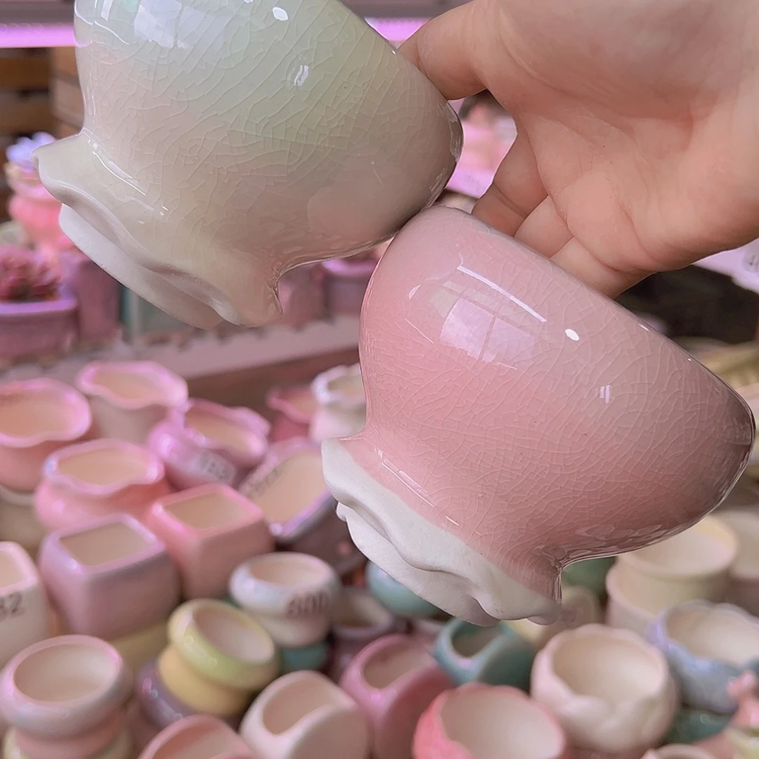 陶瓷花盆当场满12包邮