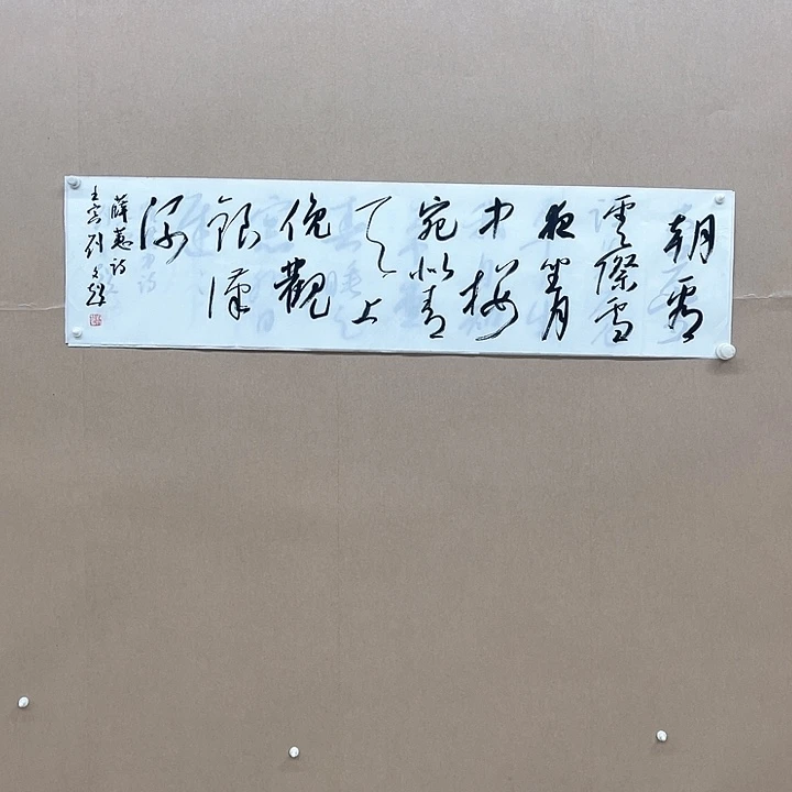 书法刘文超138*34㎝河南  兰亭***