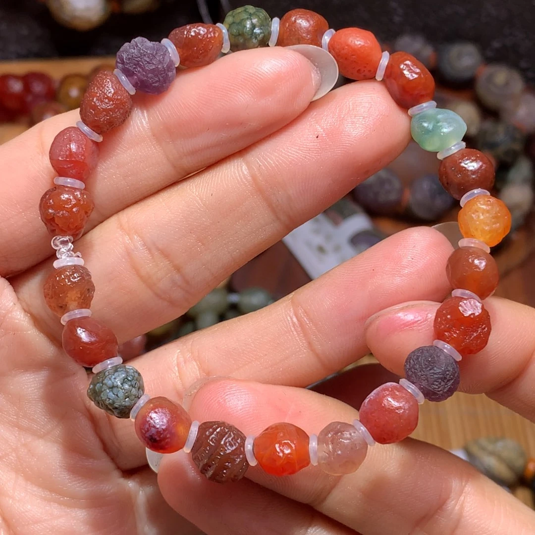 未镶嵌玛瑙/玉髓珠宝半成品