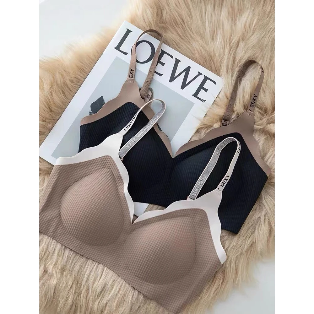 【A123】内衣小胸聚拢薄款无痕胸罩无钢圈收副乳上托防下垂文胸女